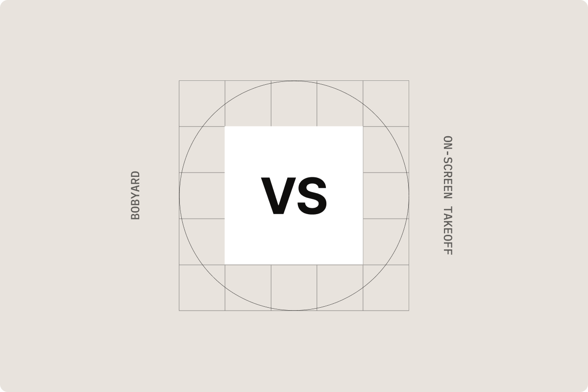 Bobyard vs On-Screen Takeoff: AI-powered landscape takeoff vs legacy desktop software